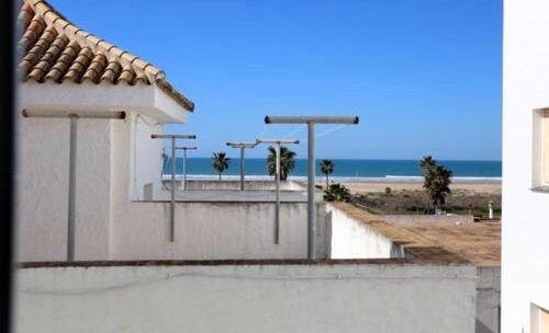 Ferienwohnung Conil A Pie De Playa Con Amplias Vistas Al Mar Conil De La Frontera Exterior foto